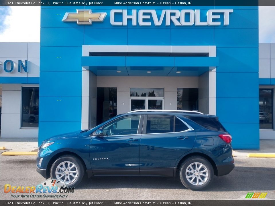Pacific Blue Metallic 2021 Chevrolet Equinox LT Photo #1