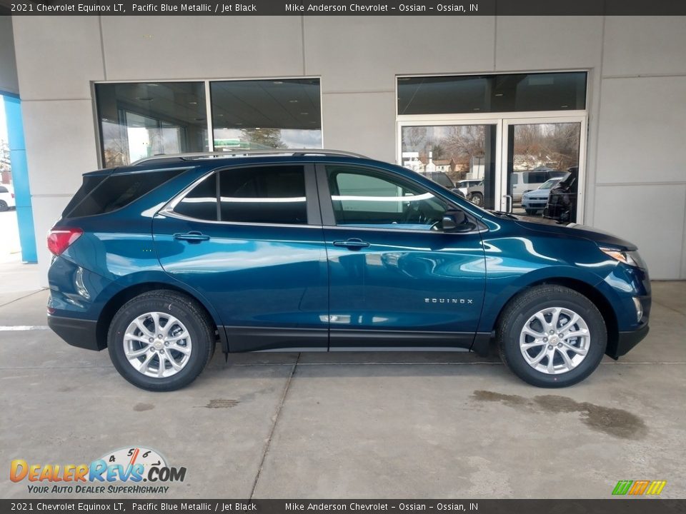 2021 Chevrolet Equinox LT Pacific Blue Metallic / Jet Black Photo #3