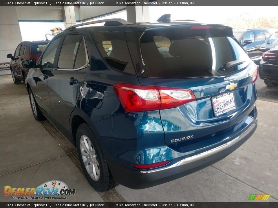 2021 Chevrolet Equinox LT Pacific Blue Metallic / Jet Black Photo #9