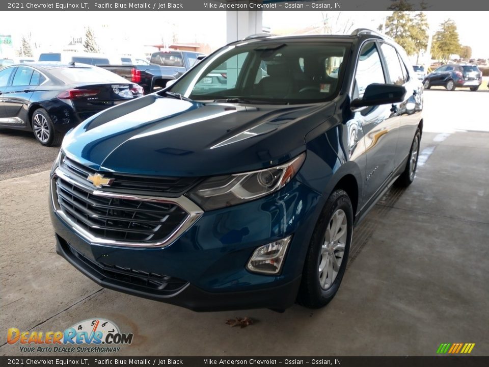 2021 Chevrolet Equinox LT Pacific Blue Metallic / Jet Black Photo #10