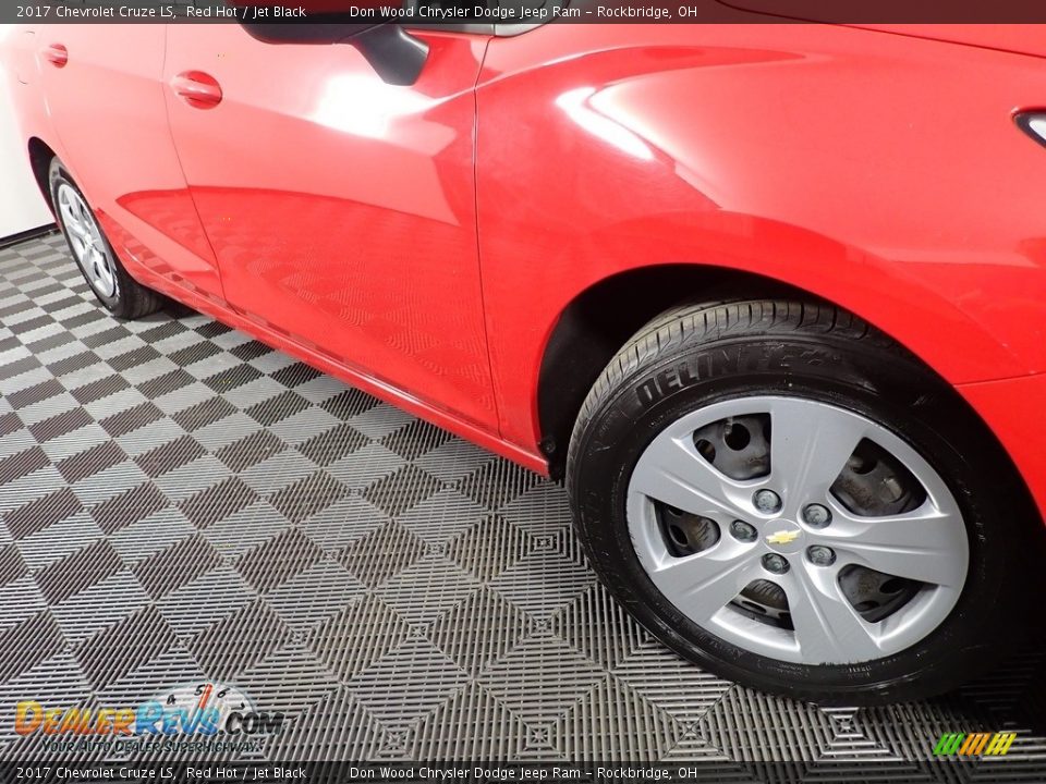 2017 Chevrolet Cruze LS Red Hot / Jet Black Photo #4