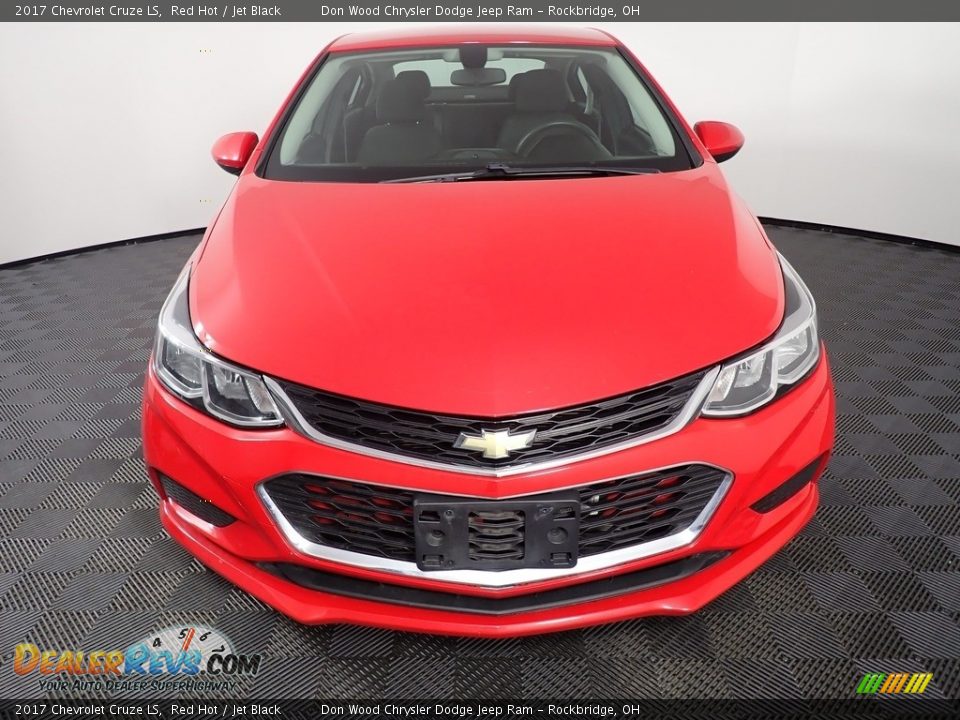 2017 Chevrolet Cruze LS Red Hot / Jet Black Photo #5