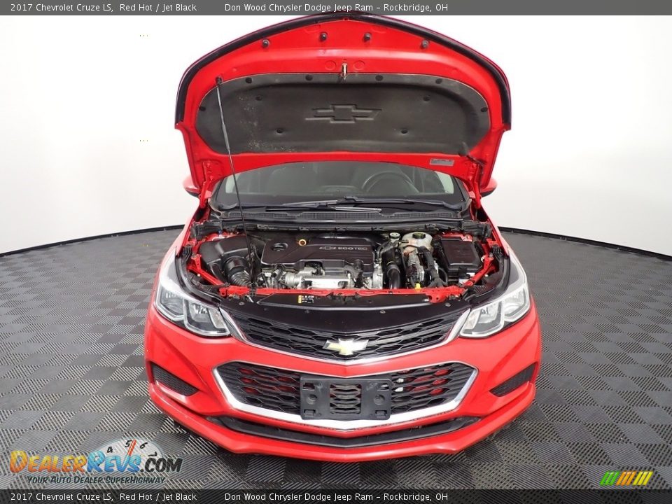 2017 Chevrolet Cruze LS Red Hot / Jet Black Photo #6