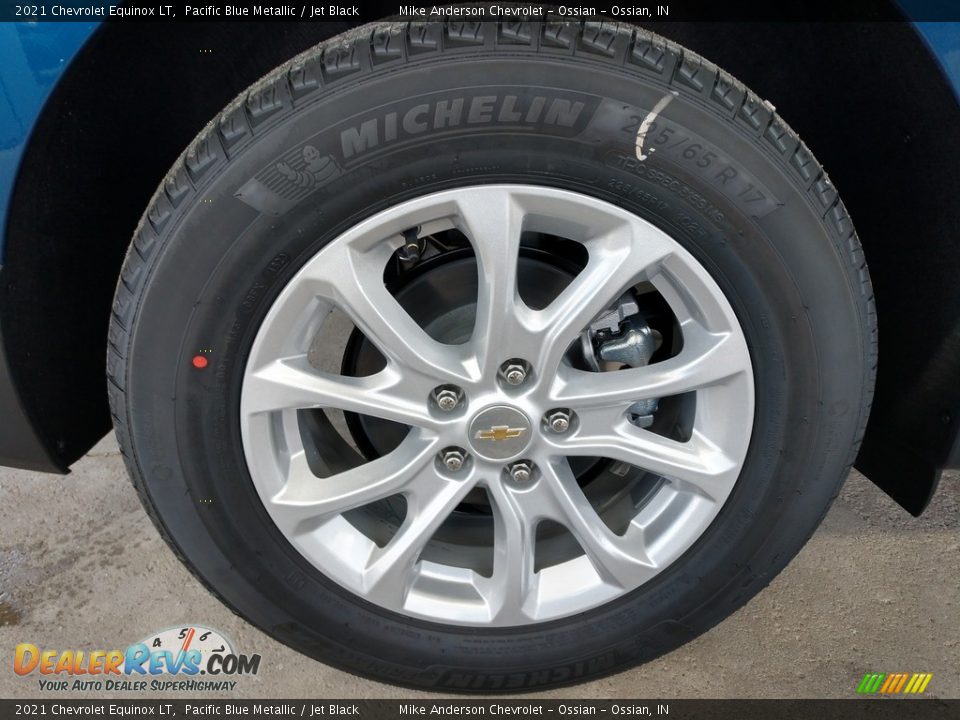 2021 Chevrolet Equinox LT Pacific Blue Metallic / Jet Black Photo #14