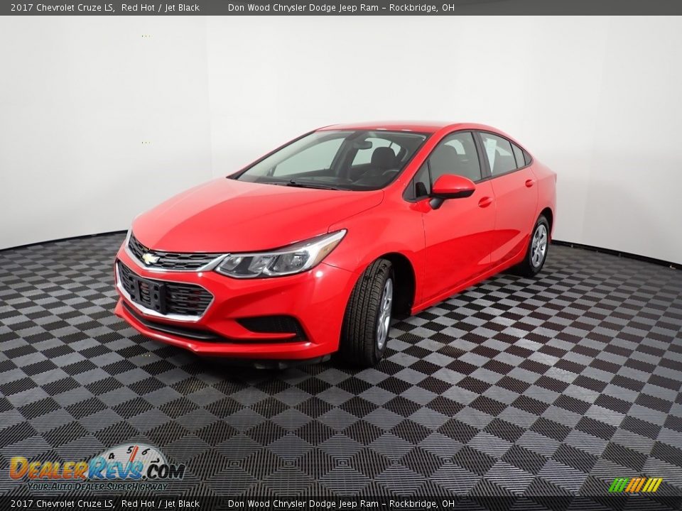 2017 Chevrolet Cruze LS Red Hot / Jet Black Photo #8