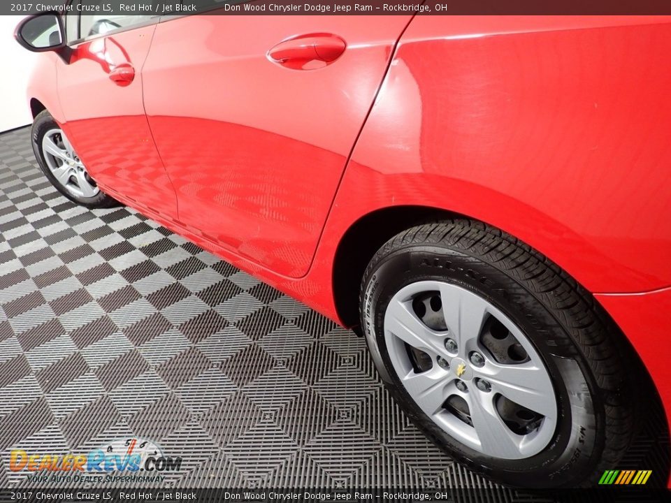 2017 Chevrolet Cruze LS Red Hot / Jet Black Photo #10