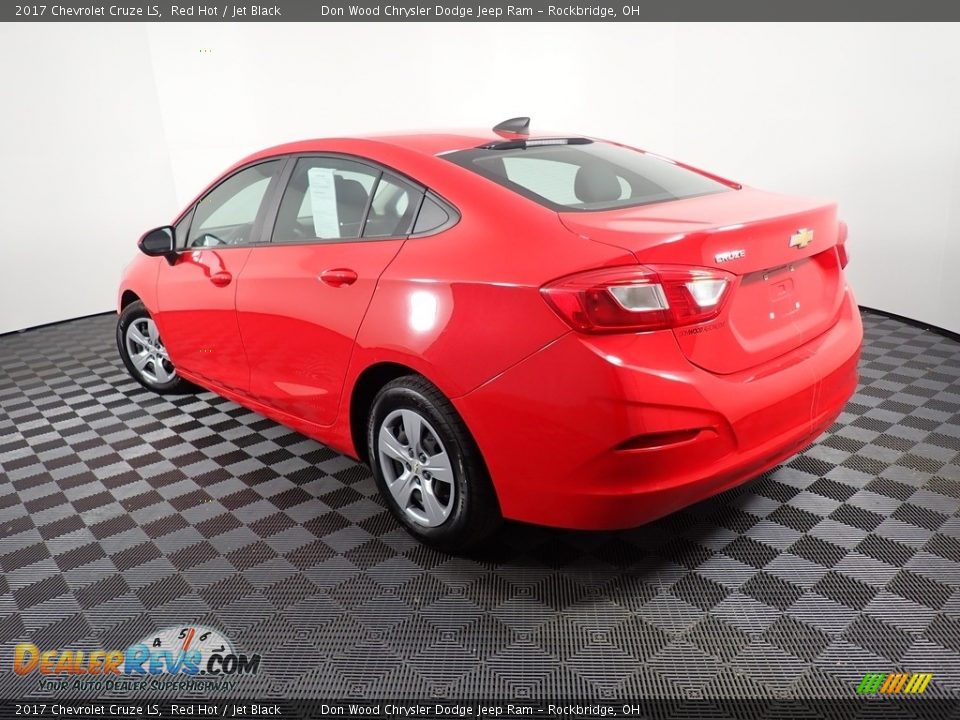 2017 Chevrolet Cruze LS Red Hot / Jet Black Photo #11