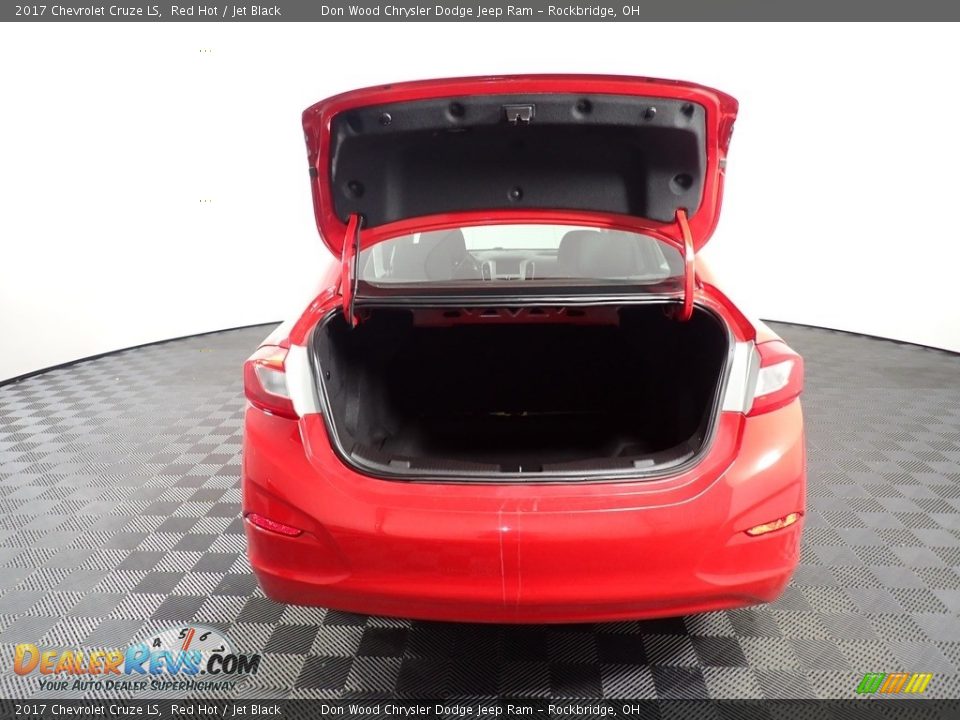 2017 Chevrolet Cruze LS Red Hot / Jet Black Photo #13