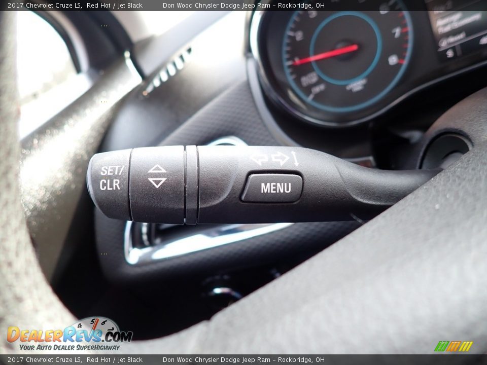 2017 Chevrolet Cruze LS Red Hot / Jet Black Photo #21