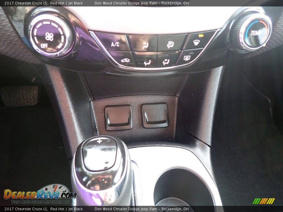 2017 Chevrolet Cruze LS Red Hot / Jet Black Photo #24