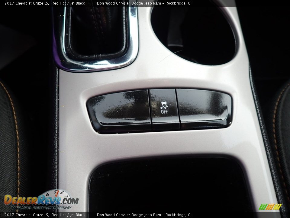 2017 Chevrolet Cruze LS Red Hot / Jet Black Photo #25