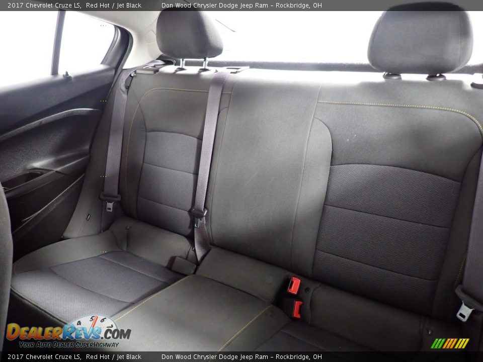 2017 Chevrolet Cruze LS Red Hot / Jet Black Photo #29