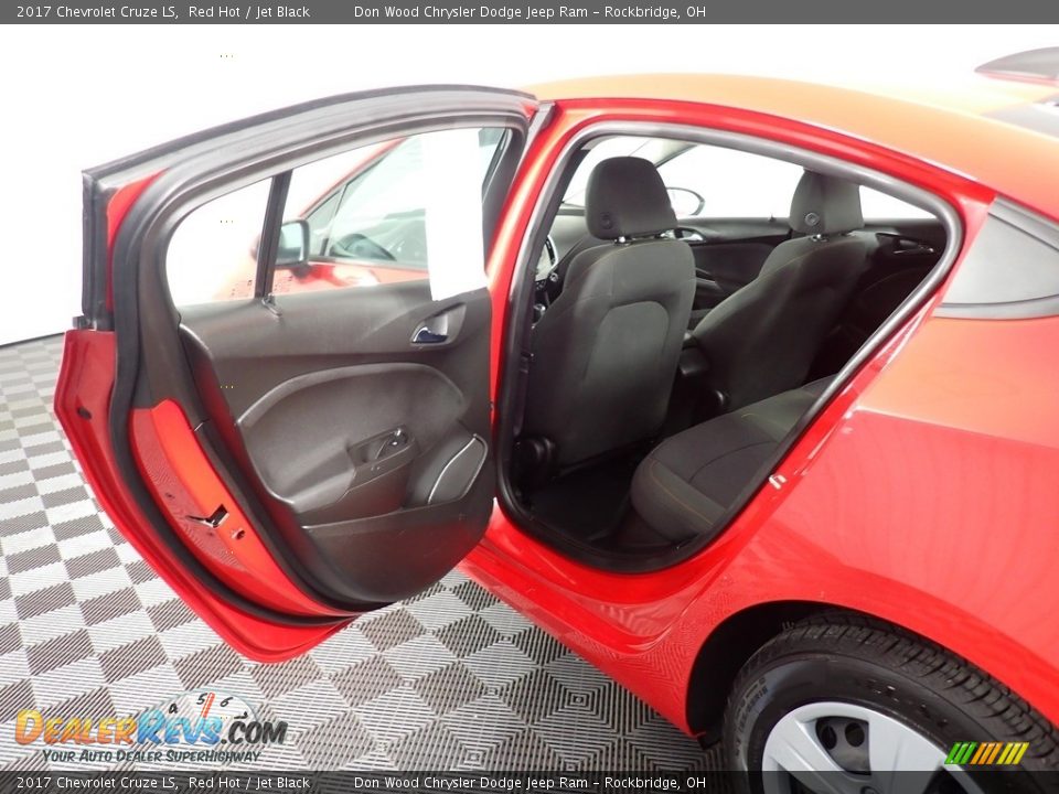 2017 Chevrolet Cruze LS Red Hot / Jet Black Photo #30
