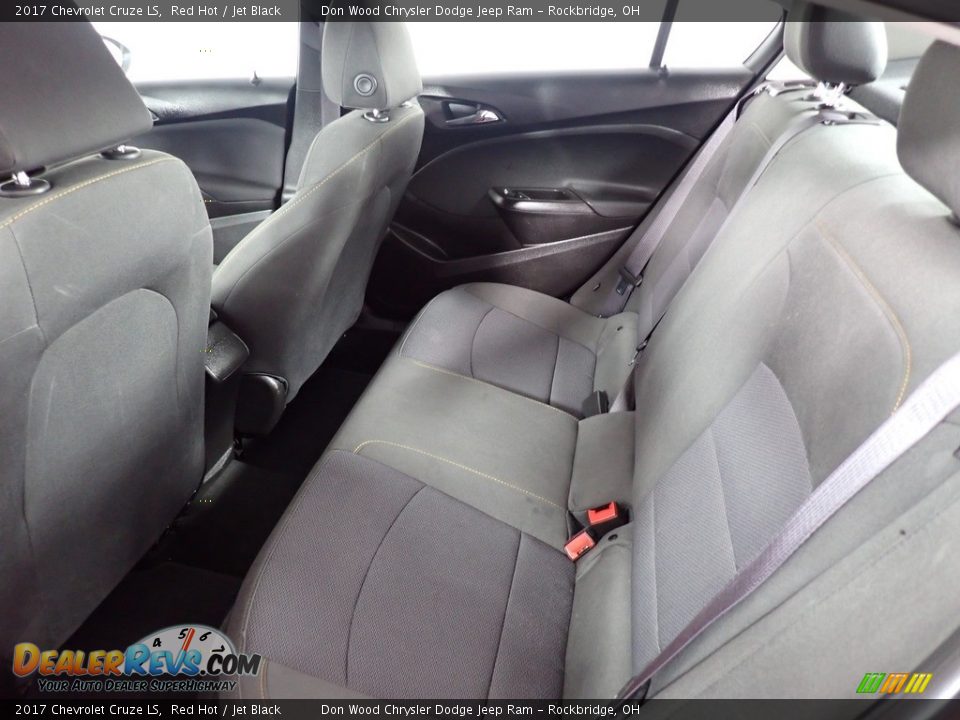 2017 Chevrolet Cruze LS Red Hot / Jet Black Photo #31
