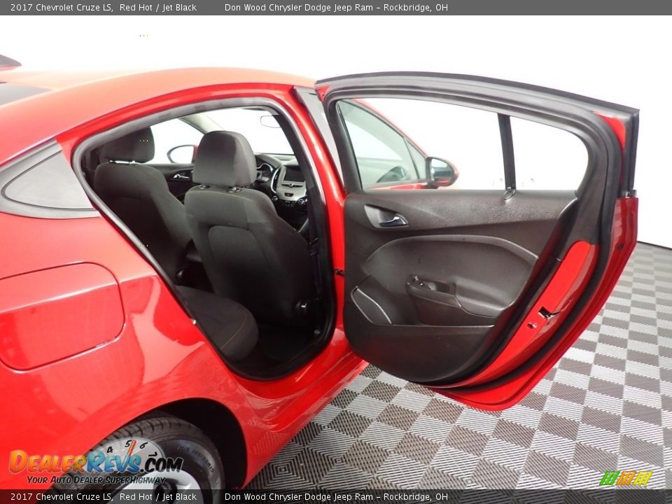 2017 Chevrolet Cruze LS Red Hot / Jet Black Photo #33
