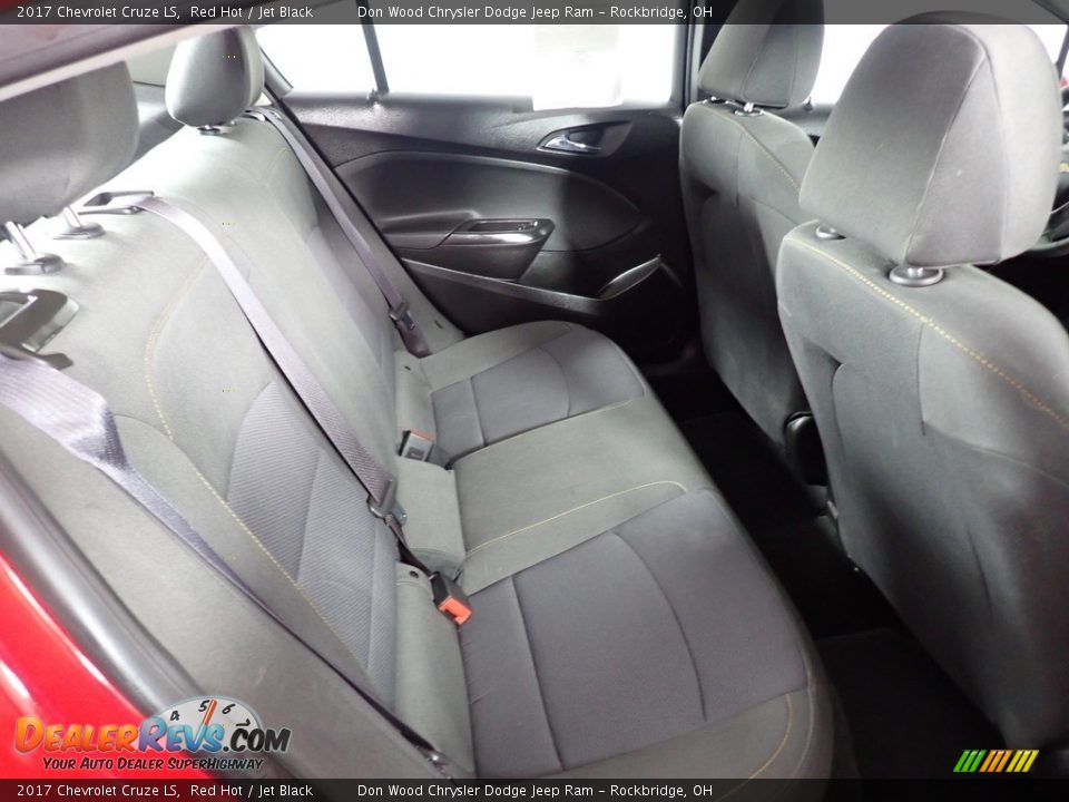 2017 Chevrolet Cruze LS Red Hot / Jet Black Photo #34