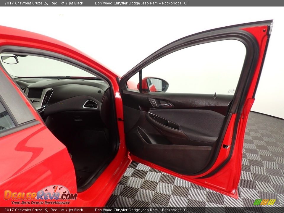 2017 Chevrolet Cruze LS Red Hot / Jet Black Photo #35