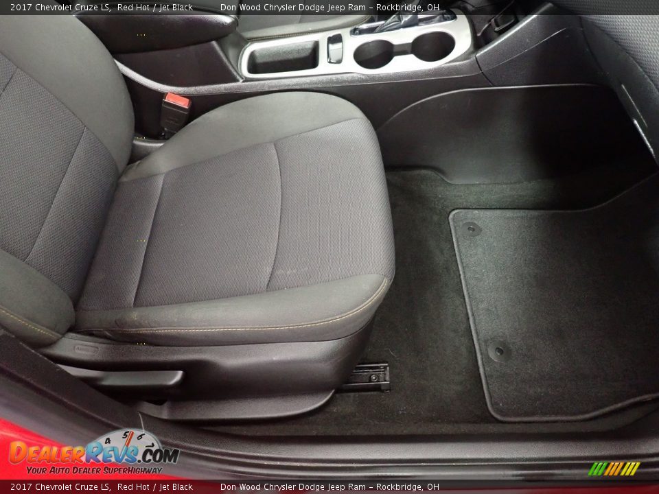 2017 Chevrolet Cruze LS Red Hot / Jet Black Photo #36