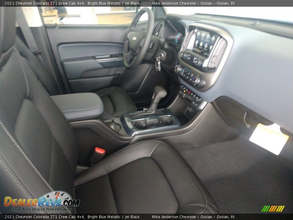 2021 Chevrolet Colorado Z71 Crew Cab 4x4 Bright Blue Metallic / Jet Black Photo #15