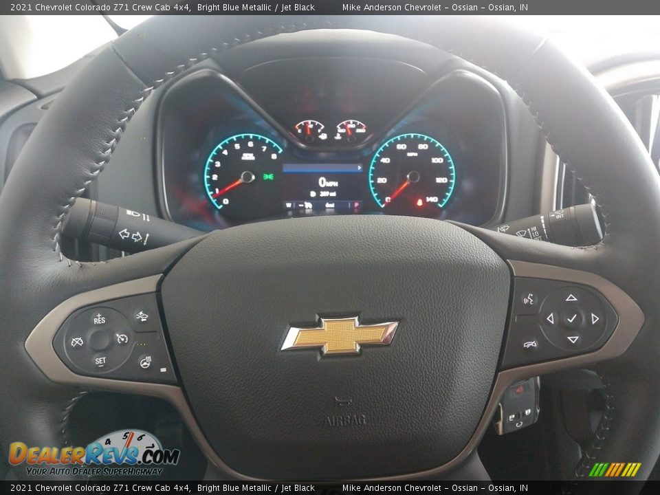 2021 Chevrolet Colorado Z71 Crew Cab 4x4 Steering Wheel Photo #24