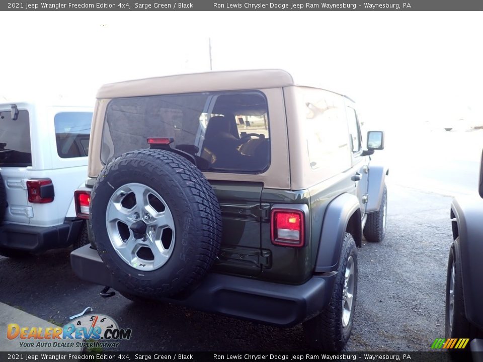 2021 Jeep Wrangler Freedom Edition 4x4 Sarge Green / Black Photo #5