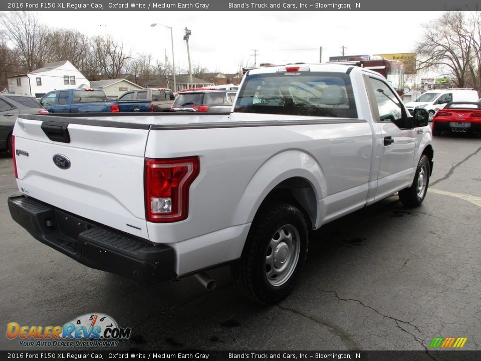 2016 Ford F150 XL Regular Cab Oxford White / Medium Earth Gray Photo #4