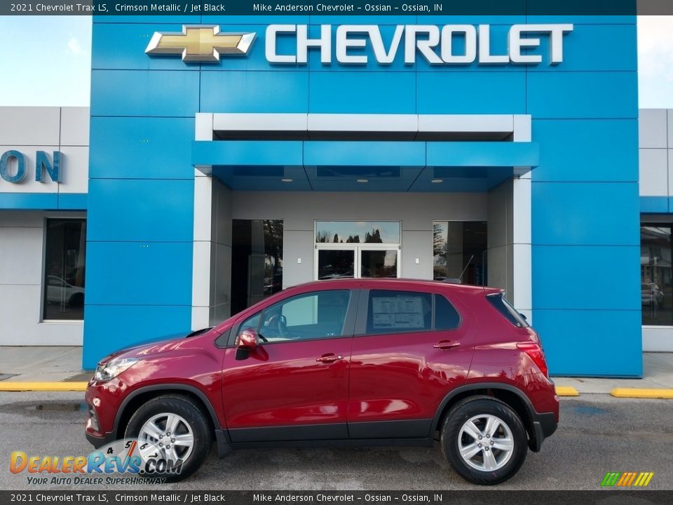 Crimson Metallic 2021 Chevrolet Trax LS Photo #1