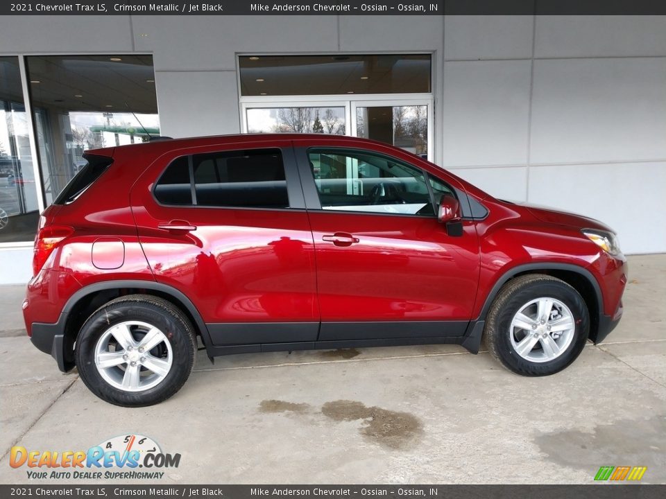 Crimson Metallic 2021 Chevrolet Trax LS Photo #3