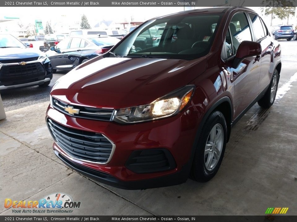 2021 Chevrolet Trax LS Crimson Metallic / Jet Black Photo #9