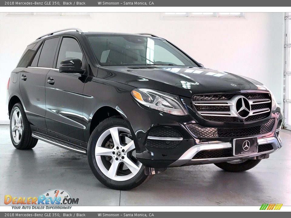 2018 Mercedes-Benz GLE 350 Black / Black Photo #34