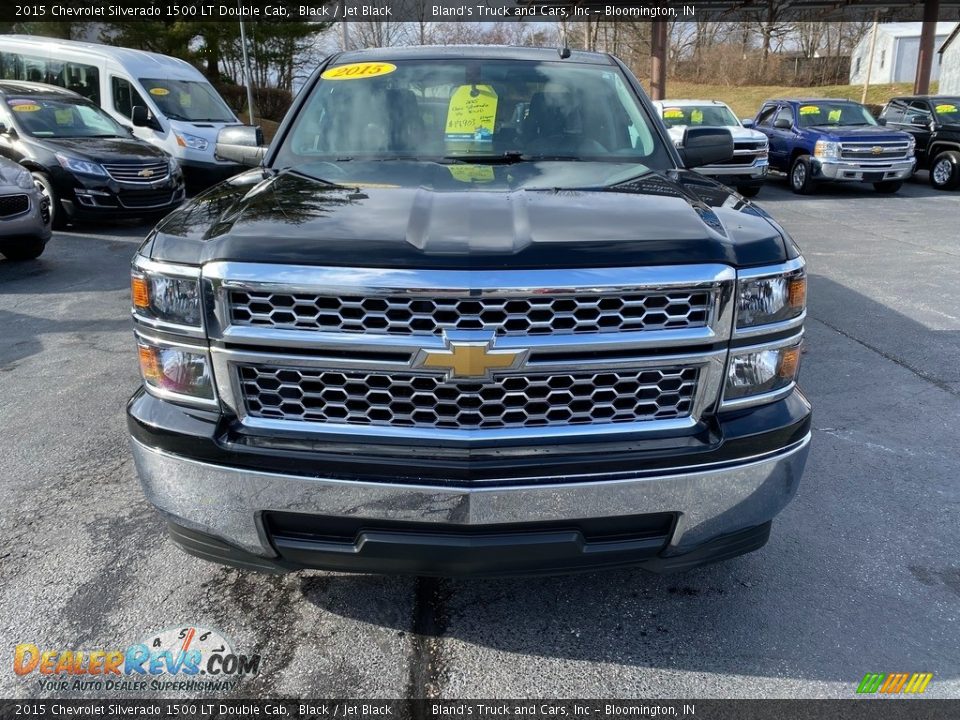 2015 Chevrolet Silverado 1500 LT Double Cab Black / Jet Black Photo #5