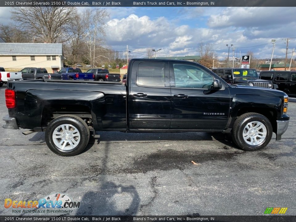 Black 2015 Chevrolet Silverado 1500 LT Double Cab Photo #7