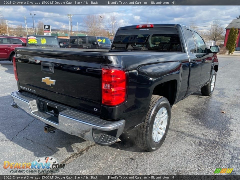 Black 2015 Chevrolet Silverado 1500 LT Double Cab Photo #8