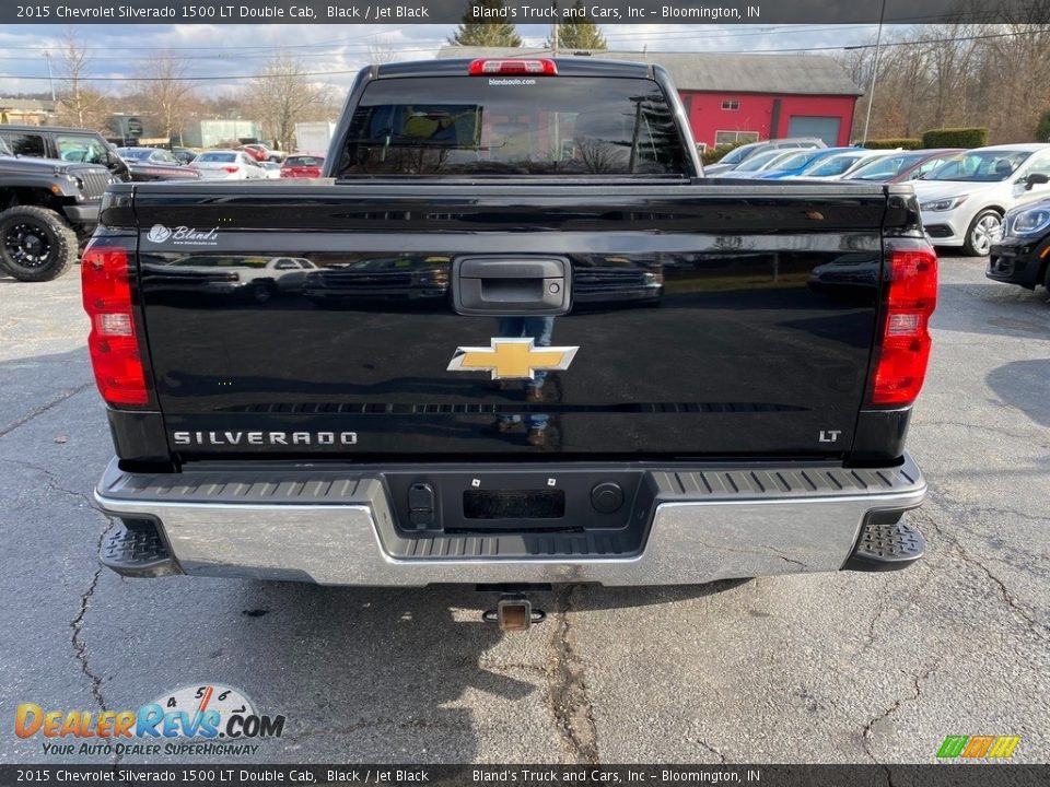 Black 2015 Chevrolet Silverado 1500 LT Double Cab Photo #9