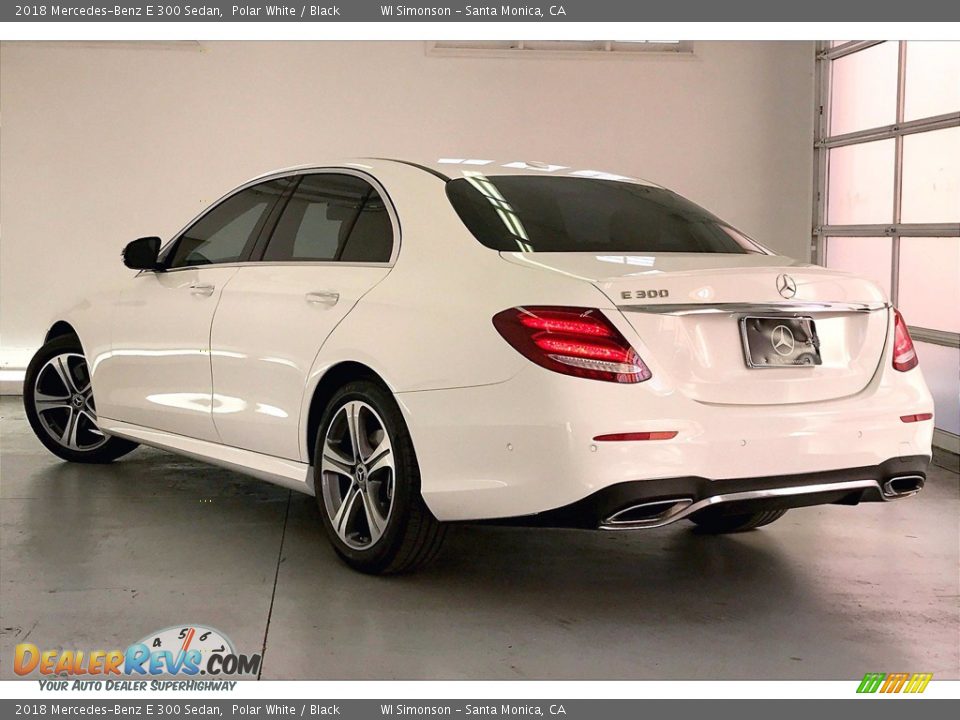 2018 Mercedes-Benz E 300 Sedan Polar White / Black Photo #10