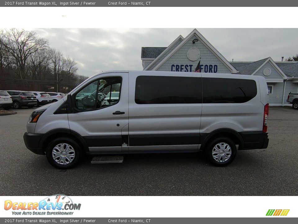 2017 Ford Transit Wagon XL Ingot Silver / Pewter Photo #4