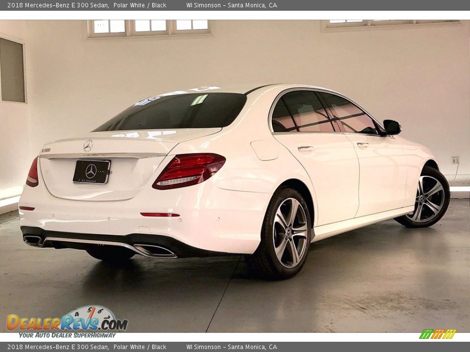 2018 Mercedes-Benz E 300 Sedan Polar White / Black Photo #13