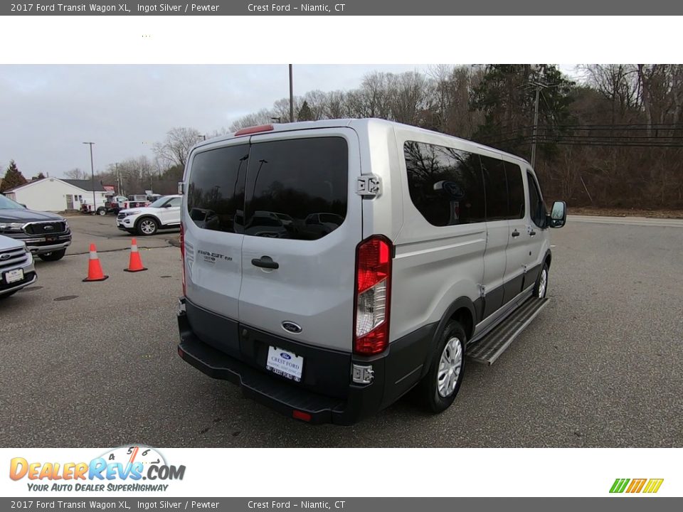 2017 Ford Transit Wagon XL Ingot Silver / Pewter Photo #7