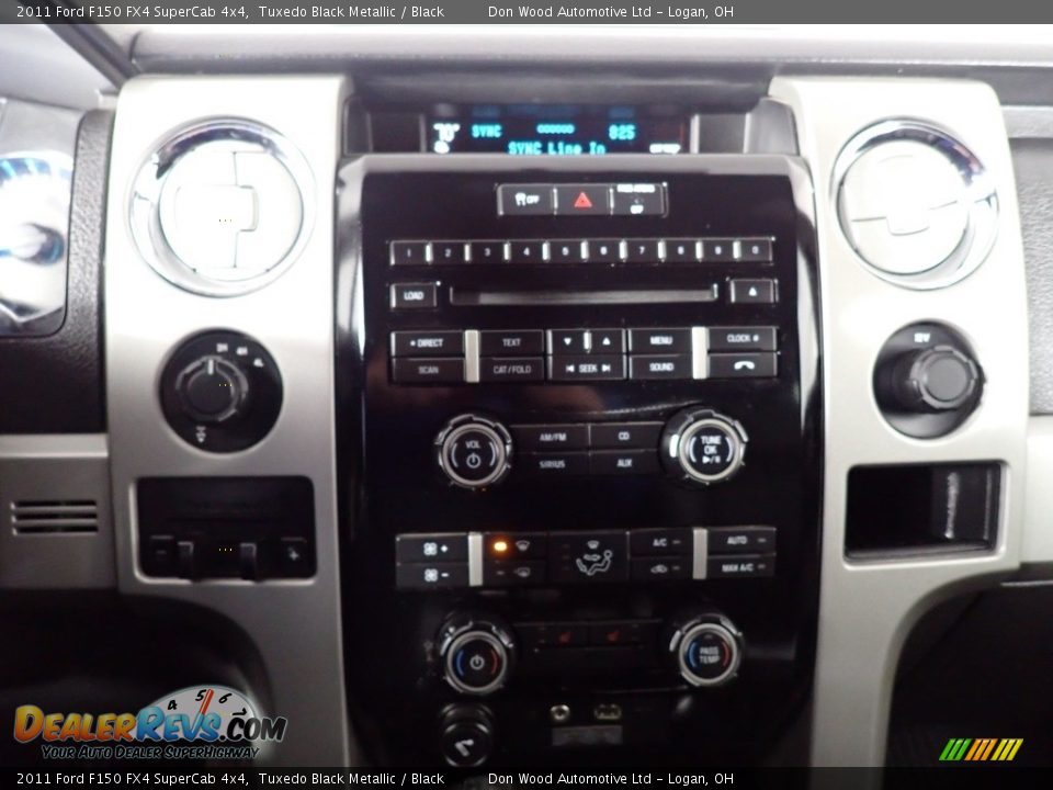 2011 Ford F150 FX4 SuperCab 4x4 Tuxedo Black Metallic / Black Photo #30