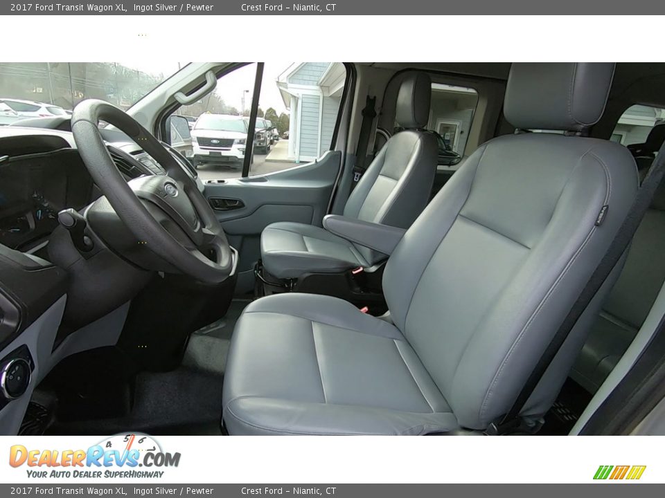 Pewter Interior - 2017 Ford Transit Wagon XL Photo #11