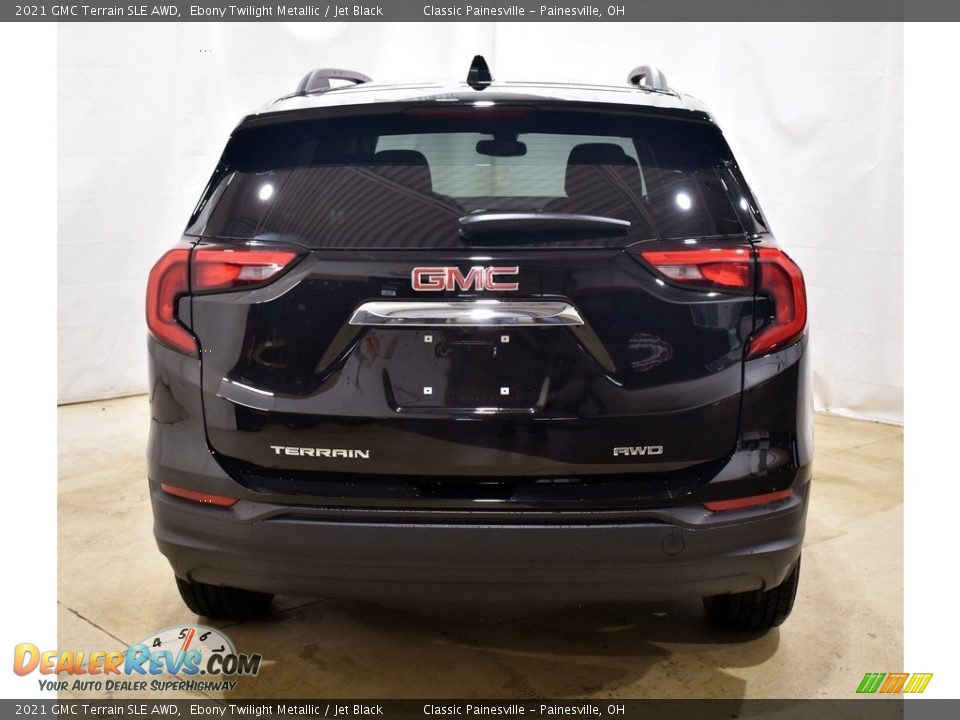 2021 GMC Terrain SLE AWD Ebony Twilight Metallic / Jet Black Photo #3