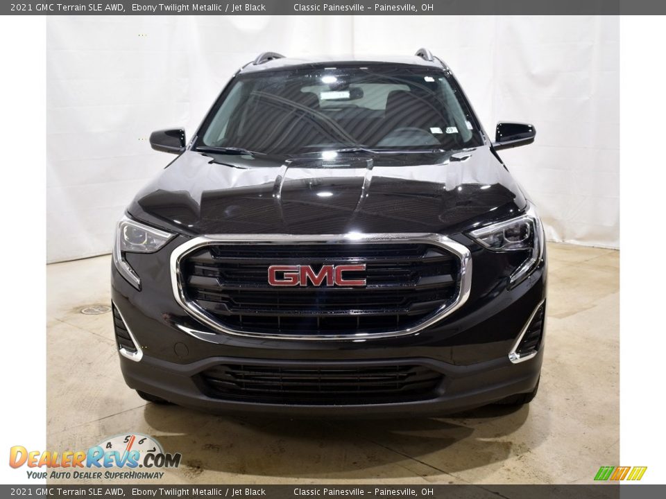 2021 GMC Terrain SLE AWD Ebony Twilight Metallic / Jet Black Photo #4