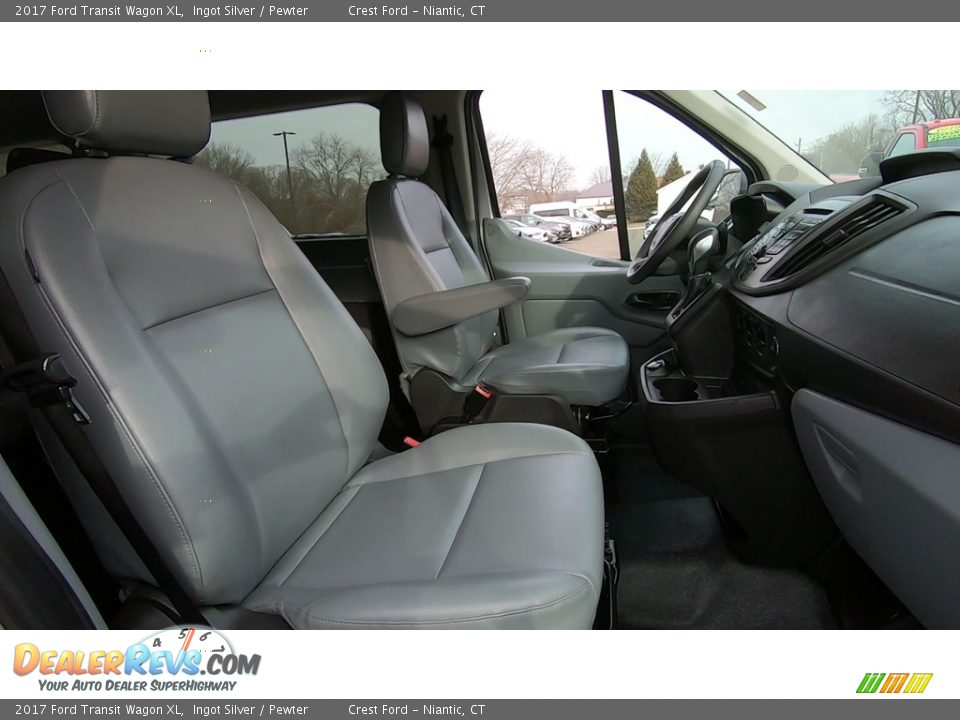 Front Seat of 2017 Ford Transit Wagon XL Photo #22