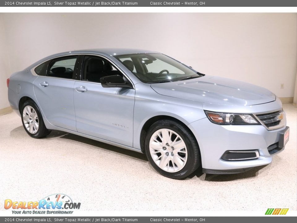 2014 Chevrolet Impala LS Silver Topaz Metallic / Jet Black/Dark Titanium Photo #1