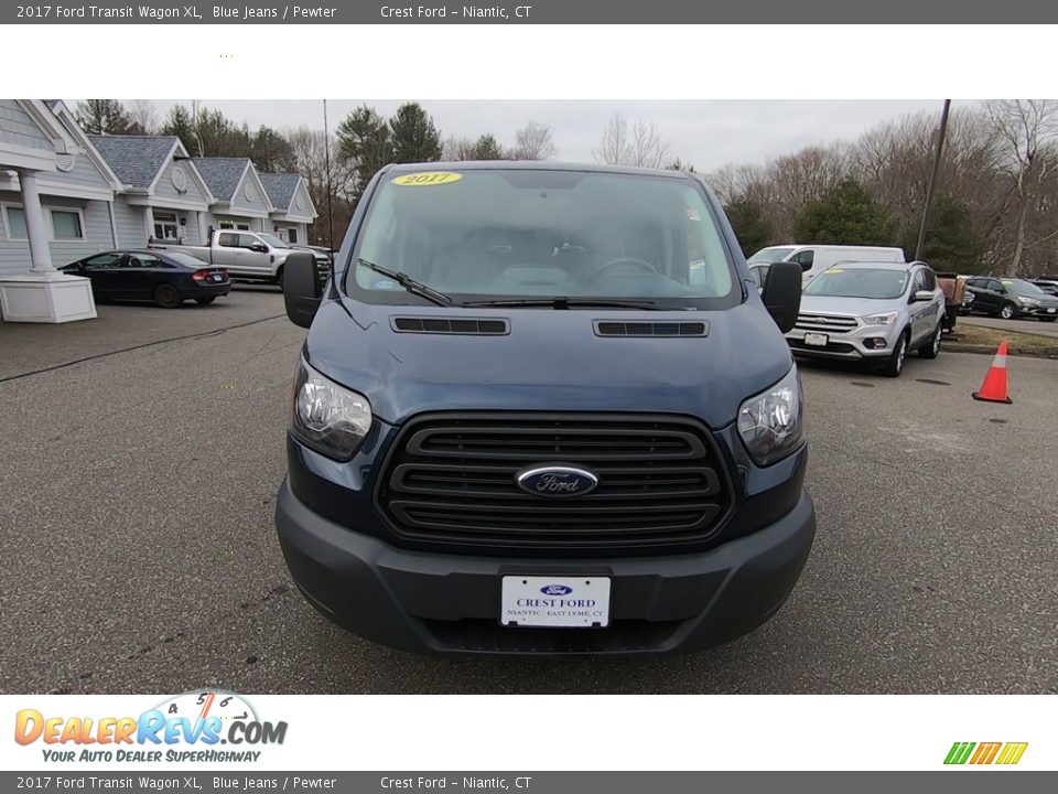 2017 Ford Transit Wagon XL Blue Jeans / Pewter Photo #2