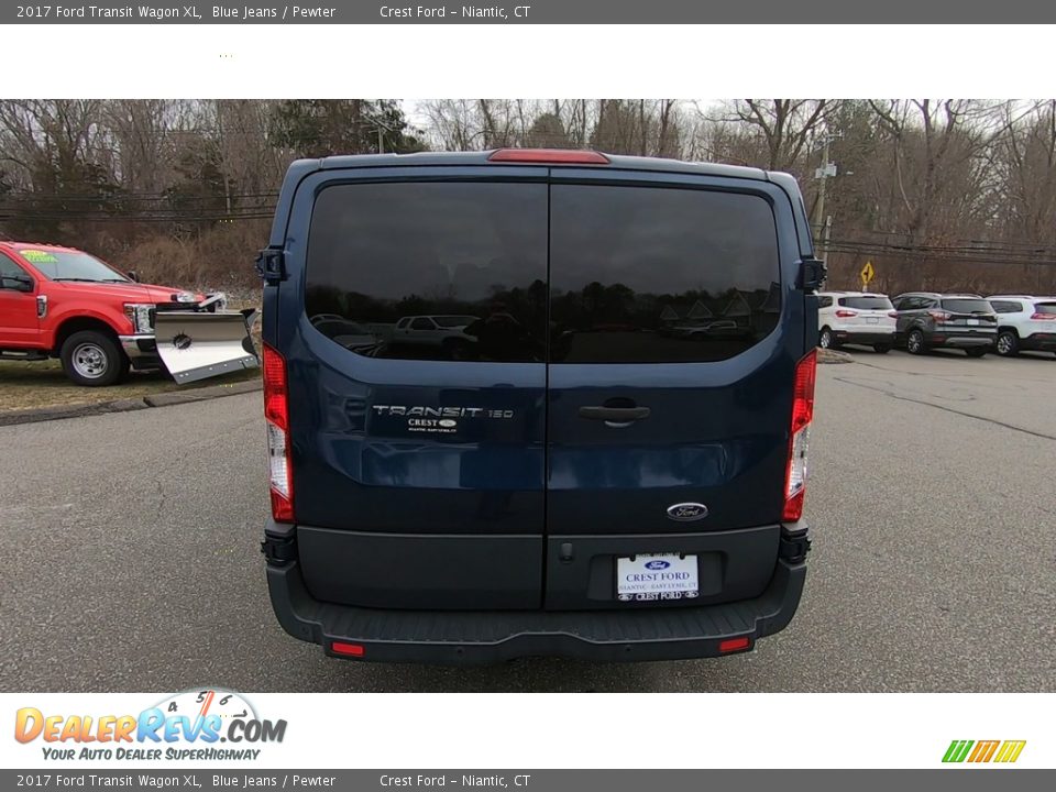 2017 Ford Transit Wagon XL Blue Jeans / Pewter Photo #6