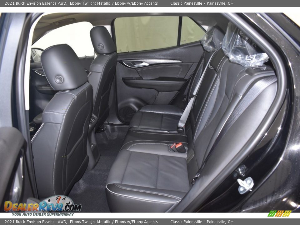 Rear Seat of 2021 Buick Envision Essence AWD Photo #8