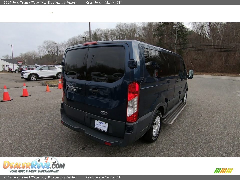 2017 Ford Transit Wagon XL Blue Jeans / Pewter Photo #7