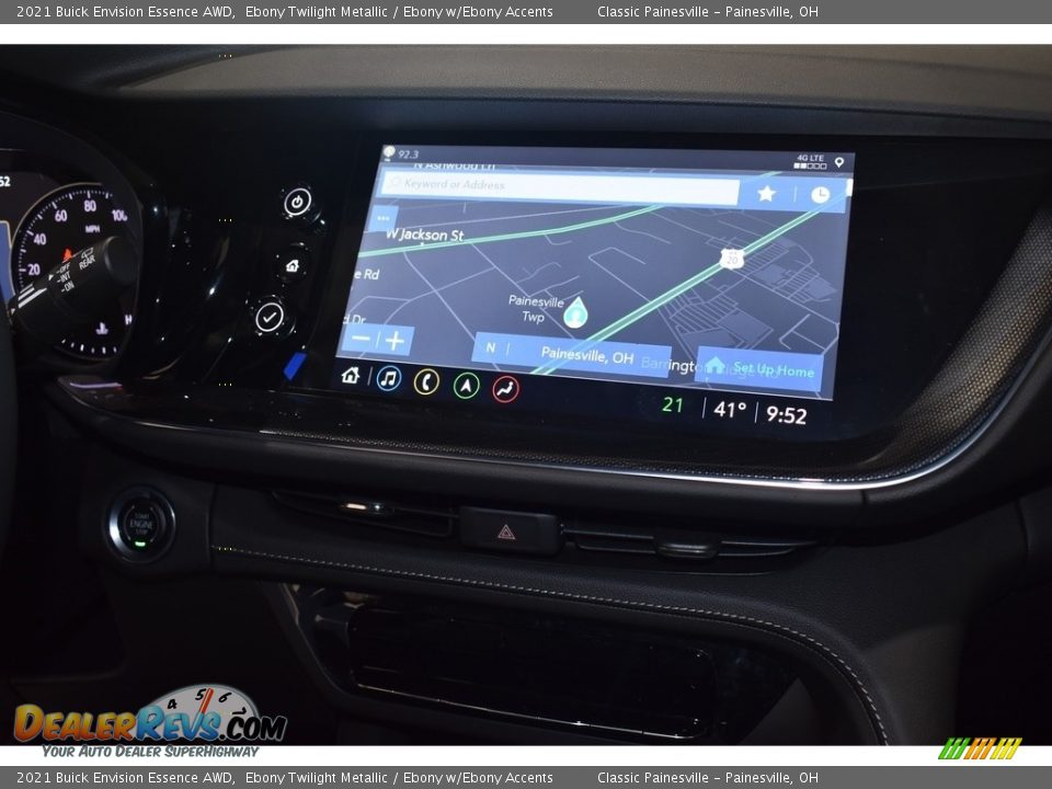 Navigation of 2021 Buick Envision Essence AWD Photo #12