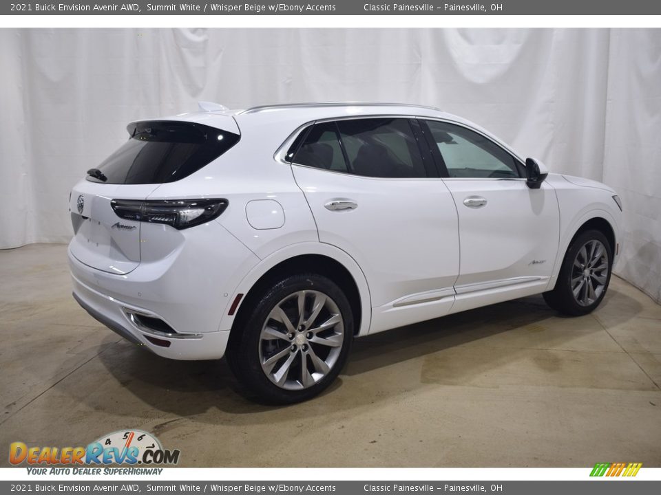 Summit White 2021 Buick Envision Avenir AWD Photo #2